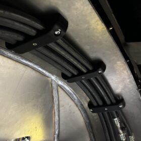 A/C and heater hose combo mount