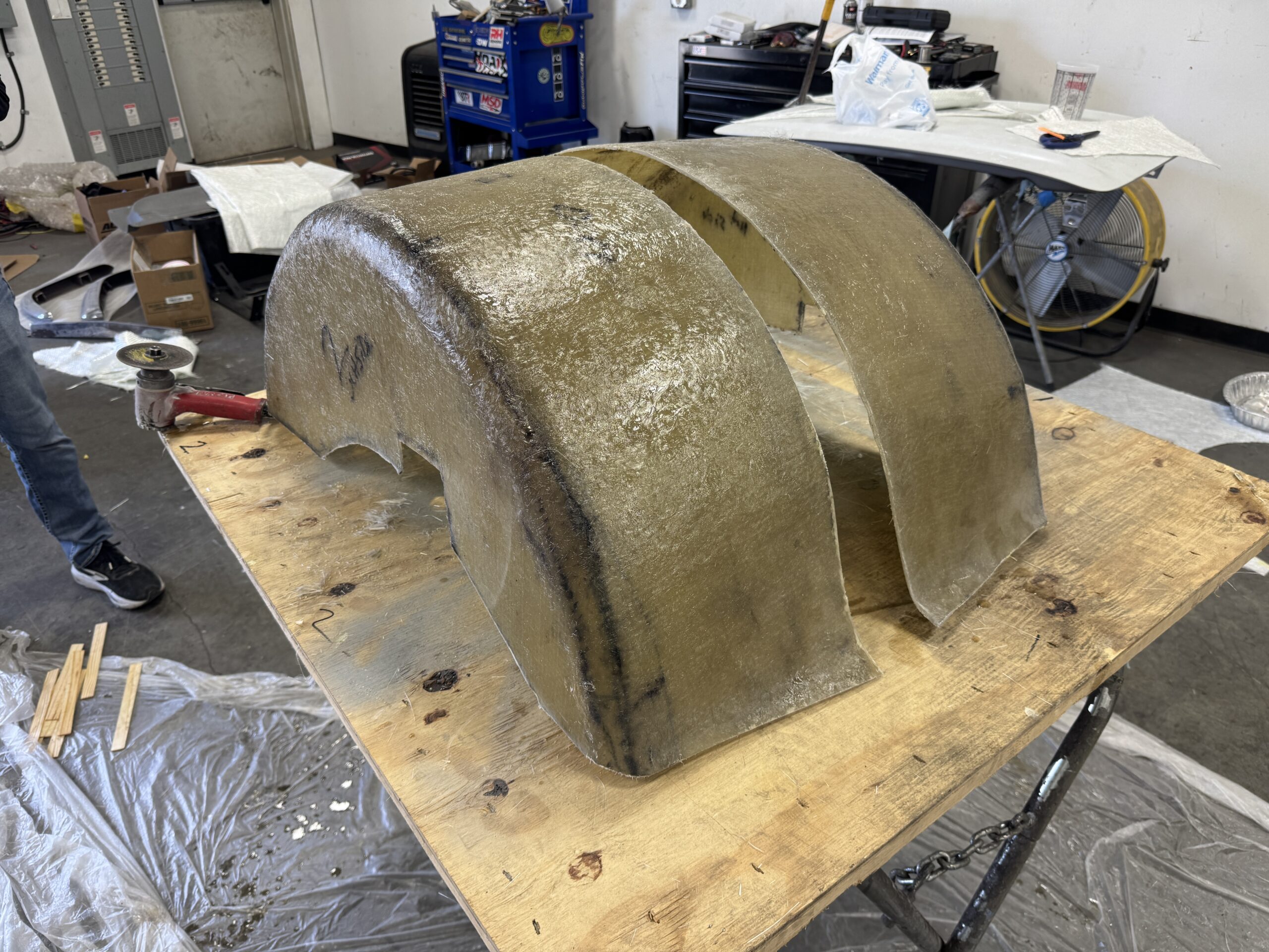 1961-1962 C1 Corvette mini tub molds - Image 5